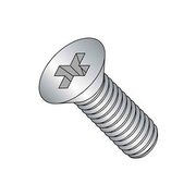 TITAN FASTENERS M3 x 0.5 x 8mm Machine Screw - Phillips Flat Head - Steel - Zinc - DIN 125B - Pkg of 100 CMC03008